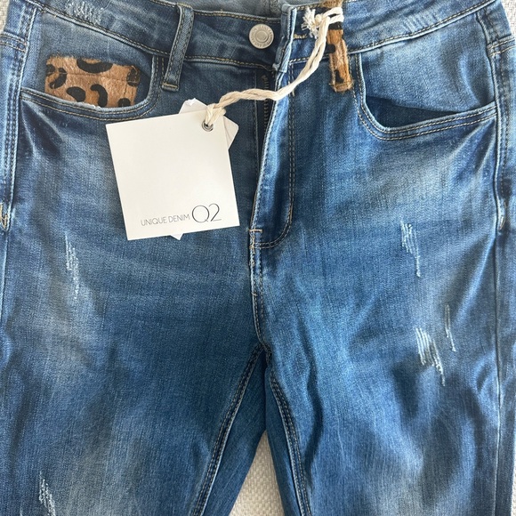 Blue Denim Women's Jeans - Picture 4 of 5